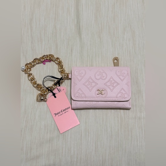 Juicy Couture Handbags - Juicy Couture Top Notch Double Sided Trifold Wallet